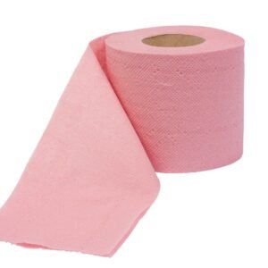 Single Pink Toilet Roll